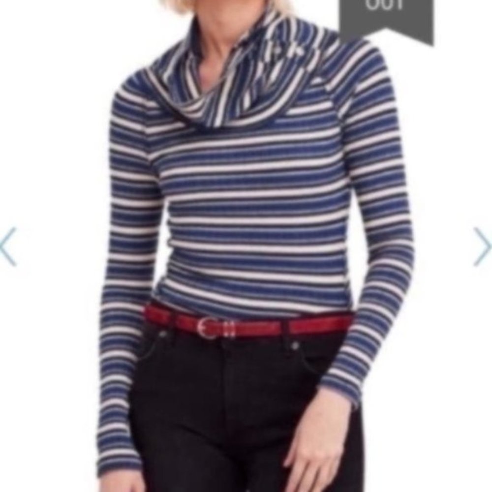 Free People Thermal Stripe Top